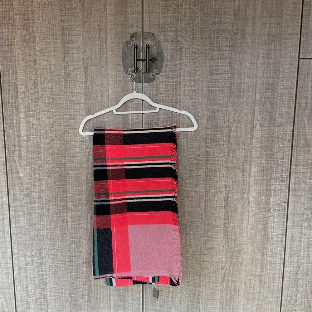 J. Crew Wool Blend Asbury Plaid Scarf‎